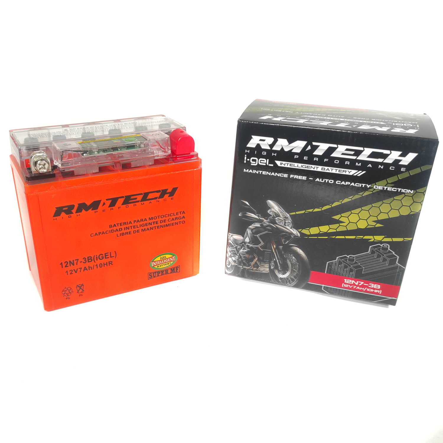Acumuladores : BATERIA RMTECH 12N7-3B IGEL ( 135L / 75W / 133H )