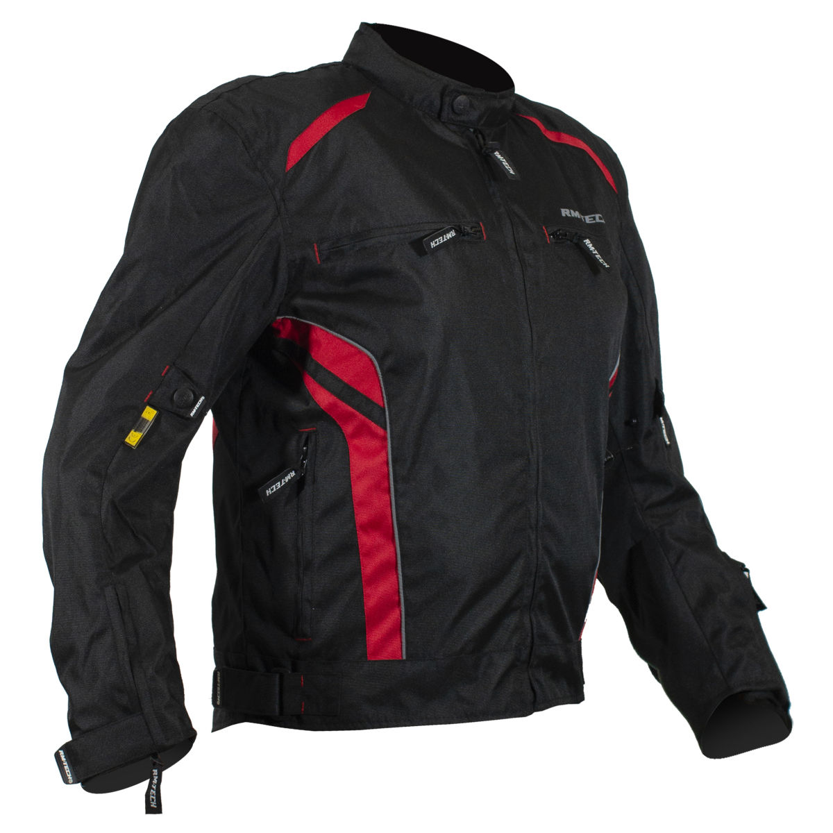 Chamarras RM-Tech : CHAMARRA PARA MOTOCICLISTA RMTECH CITY NEGRA/ROJO ...